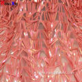 4.5mm*4cm Hot Selling Sequin Fabric With Fringe